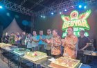 Wali Kota Padangsidimpuan menghadiri acara Gebyar Hari Ulang Tahun (HUT) ke-60 Yonif 123 Rajawali