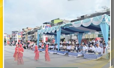 Pj. Wali Kota Padangsidimpuan H. Timur Tumanggor Pimpin Peringatan HUT Korpri ke-53