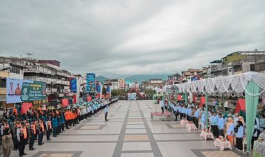 Pj. Wali Kota Padangsidimpuan Pimpin Upacara HKN ke-60, Serukan Pentingnya Kolaborasi untuk Kesehatan Bangsa