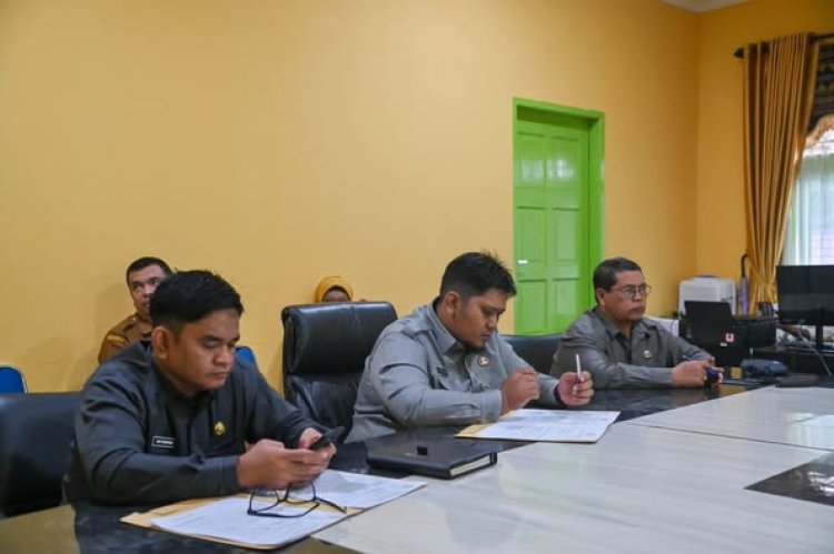 Pj. Wali Kota Padangsidimpuan Ikuti Rapat Pengendalian Inflasi dengan Presiden Prabowo