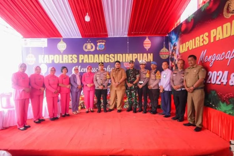 Penjabat (Pj.) Sekretaris Daerah Kota Padangsidimpuan Bersama Forkopimda dan Organisasi Perangkat Daerah Kota Padangsidimpuan Laksanakan monitoring ke beberapa Pos Pam dan Pos Yan OPS Lilin Toba Tahun 2024
