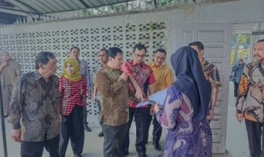 Inspeksi mendadak ke sejumlah kantor dinas pemerintah kota padangsidimpuan usai libur tahun baru 2025