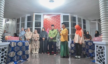 Pj. Wali Kota Padangsidimpuan bersama Nyonya menerima kunjungan silaturahmi dari Muslimat NU Deli Serdang di Rumah Dinas Wali Kota