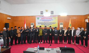 DPRD Padangsidimpuan Tetapkan Wali Kota dan Wakil Wali Kota Terpilih Periode 2025-2030