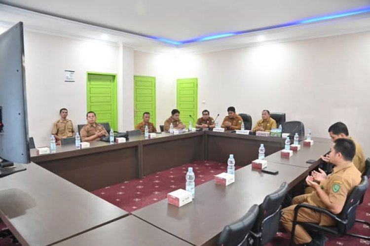 Pj. Wali Kota Padangsidimpuan Ikuti Musrenbangnas 2024 melalui Video Conference