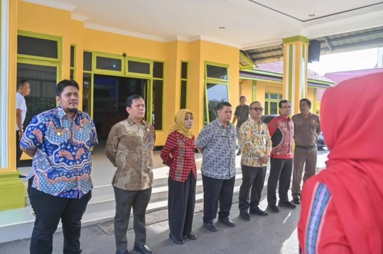 Pj. Sekda Kota Padangsidimpuan Lakukan Sidak ke Instansi Pemerintah Pasca Libur Tahun Baru 2025