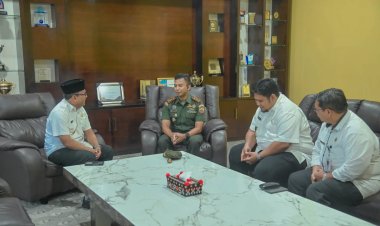Wali Kota Padangsidimpuan Terima Kunjungan Dandim 0212/TS.
