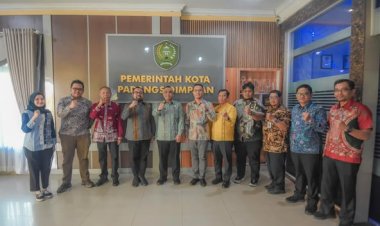 Wakil Wali Kota Padangsidimpuan Exit Meeting dengan BPK RI Perwakilan Sumatera Utara