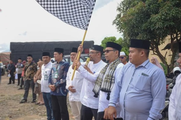 Pawai Ta’aruf Meriahkan Pembukaan MTQ XXIV Kota Padangsidimpuan Tahun 2025