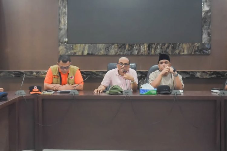 data oleh sekretaris BPBD Kota Padangsidimpuan
