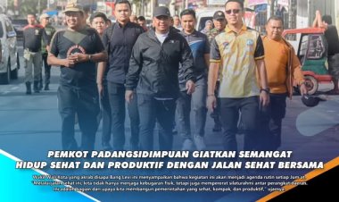 Pemkot Padangsidimpuan Giatkan Semangat Hidup Sehat dan Produktif Dengan Jalan Sehat Bersama