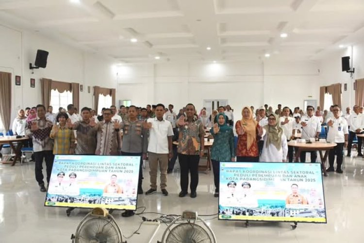 Rapat Koordinasi Lintas Sektoral digelar di Aula Baplitbangda Kota Padangsidimpuan