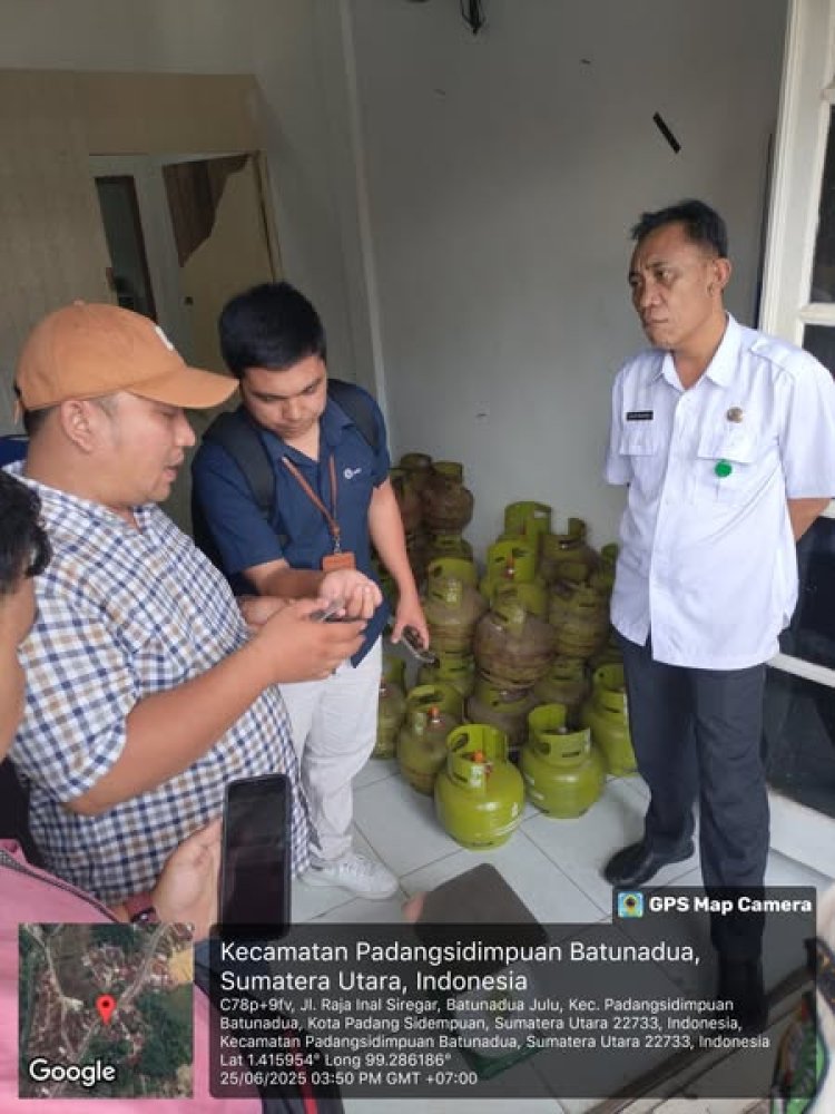 Giat Pengawasan Pendistribusian Gas LPG Di Kota Padangsidimpuan