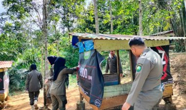 Giat Rutin Penegakan Perda dan Perkada di Wilayah Kota Padangsidimpuan