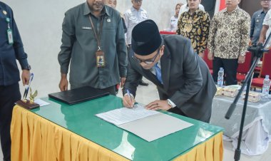 Wali Kota Padangsidimpuan secara resmi melantik Pengurus Badan Amil Zakat Nasional (BAZNAS) Kota Padangsidimpuan Periode 2024 - 2029