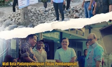 Wali Kota Padangsidimpuan Tinjau Pembangunan jalan Cor Rabat di Desa Manunggang Jae dan Desa Huta Lombang