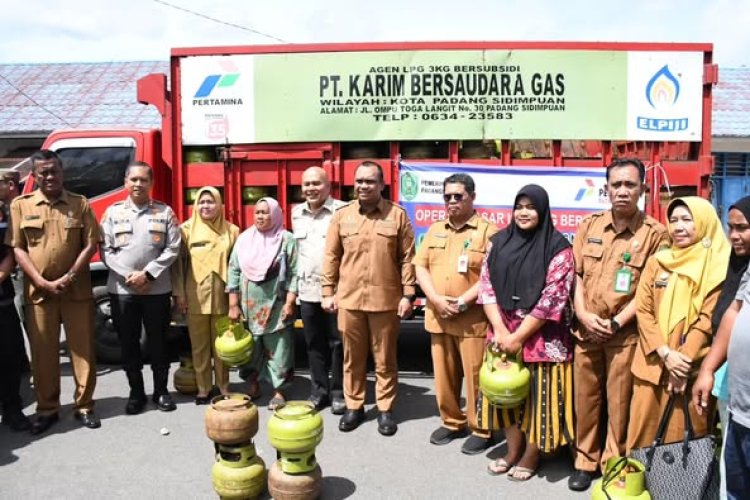 Pemerintah Kota Padangsidimpuan gelar Operasi Pasar LPG 3kg Bersubsidi untuk masyarakat kurang mampu dan konsumen akhir