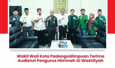 Wakil Wali Kota Padangsidimpuan Terima Audiensi Pengurus Himmah Al Washliyah