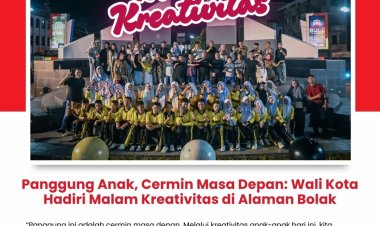Panggung Anak, Cermin Masa Depan: Wali Kota Hadiri Malam Kreativitas di Alaman Bolak