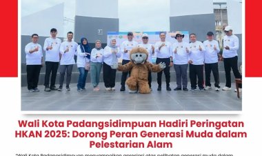 Wali Kota Padangsidimpuan Hadiri Peringatan HKAN 2025: Dorong Peran Generasi Muda dalam Pelestarian Alam