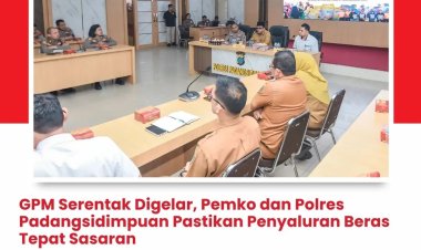 GPM Serentak Digelar, Pemko dan Polres Padangsidimpuan Pastikan Penyaluran Beras Tepat Sasaran
