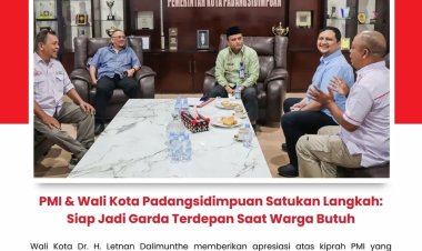 PMI & Wali Kota Padangsidimpuan Satukan Langkah: Siap Jadi Garda Terdepan Saat Warga Butuh