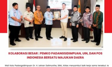 Kolaborasi Besar : Pemko Padangsidimpuan, UIN, dan Pos Indonesia Bersatu Majukan Daerah.