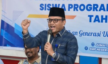 Wali Kota Padangsidimpuan Hadiri Penandatanganan Pakta Integritas Siswa Program Tabagsel Pintar