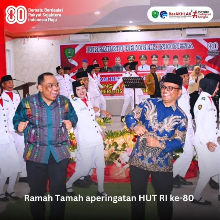 Acara ramah tamah peringatan HUT RI ke-80