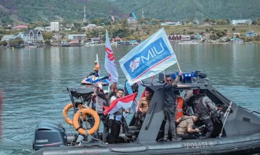 Wali Kota Padangsidimpuan Hadiri Penutupan F1H2O World Championship 2025 di Danau Toba