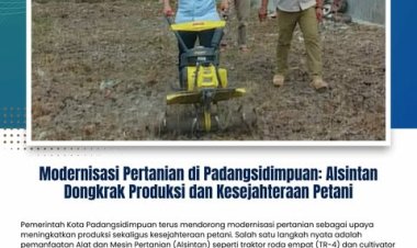 Modernisasi Pertanian di Padangsidimpuan: Alsintan Dongkrak Produksi dan Kesejahteraan Petani