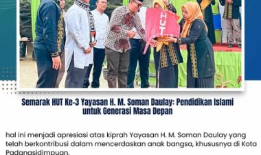 Semarak HUT Ke-3 Yayasan H. M. Soman Daulay: Pendidikan Islami untuk Generasi Masa Depan