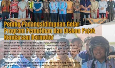 Pemko Padangsidimpuan Gelar Program Pemutihan dan Diskon Pajak Kendaraan Bermotor