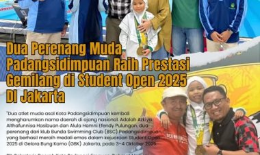 Dua Perenang Muda Padangsidimpuan Raih Prestasi Gemilang di Student Open 2025 Jakarta