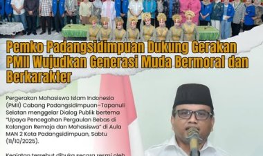 Pemko Padangsidimpuan Dukung Gerakan PMII Wujudkan Generasi Muda Bermoral dan Berkarakter