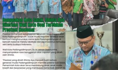 Banggakan Kota Salak, Shinta Ayu Diterima Wali Kota Usai Torehkan Prestasi Nasional
