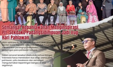 Semangat Kepahlawanan Menginspirasi, Plt. Sekdako Padangsidimpuan Jadi Irup Hari Pahlawan