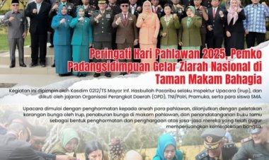 Peringati Hari Pahlawan 2025, Pemko Padangsidimpuan Gelar Ziarah Nasional di Taman Makam Bahagia