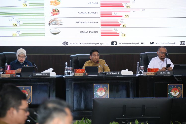 Inflasi 2,86 Persen, Wamendagri Wiyagus Ingatkan Pemda Waspadai Kenaikan Harga Emas dan Pangan