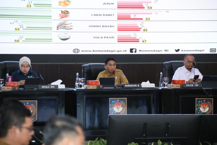 Inflasi 2,86 Persen, Wamendagri Wiyagus Ingatkan Pemda Waspadai Kenaikan Harga Emas dan Pangan