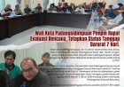 Wali Kota Padangsidimpuan Pimpin Rapat Evaluasi Bencana, Tetapkan Status Tanggap Darurat 7 Hari.