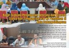 Rapat Evaluasi Penanganan Bencana dan Transisi Status dari Tanggap Darurat ke Pemulihan di Kota Padangsidimpuan