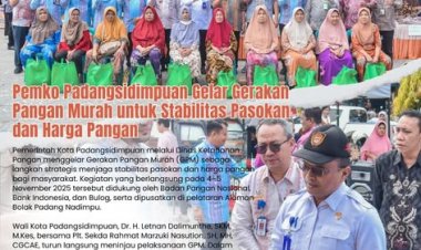 Pemko Padangsidimpuan Gelar Gerakan Pangan Murah untuk Stabilitas Pasokan dan Harga Pangan
