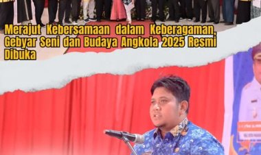 Merajut Kebersamaan dalam Keberagaman, Gebyar Seni dan Budaya Angkola 2025 Resmi Dibuka