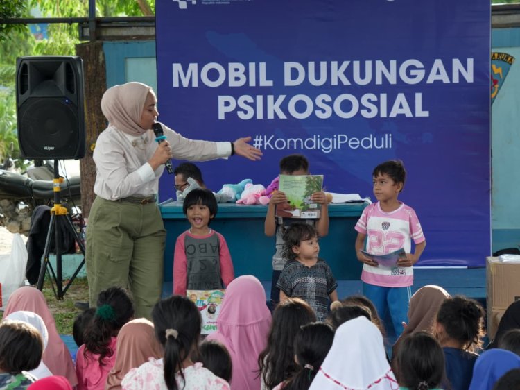 Kemkomdigi Pulihkan Psikososial Anak Korban Banjir Sumbar: Trauma Reda, Ketergantungan Gawai Turun