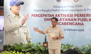 Mendagri Minta Praja IPDN Terapkan Ilmu Pemerintahan Selama Bantu Daerah Bencana