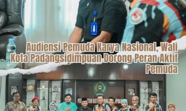 Audiensi Pemuda Karya Nasional, Wali Kota Padangsidimpuan Dorong Peran Aktif Pemuda
