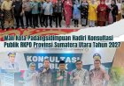 Wali Kota Padangsidimpuan Hadiri Konsultasi Publik RKPD Provinsi Sumatera Utara Tahun 2027