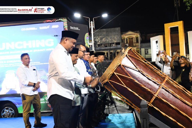 PHTC Cerdas Terealisasi, Gubernur Bobby Nasution Luncurkan Wifi Gratis di 8 Kota