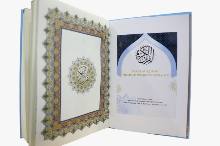 Presiden Wakafkan 70.000 Al-Qur'an kepada Masyarakat Terdampak Bencana Sumatera